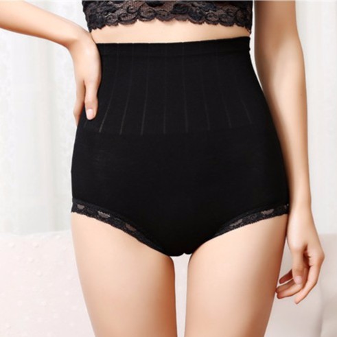 Quần Lót Lưng Cao Định Hình Eo Phối Ren Quyến Rũ Cho Nữ | BigBuy360 - bigbuy360.vn