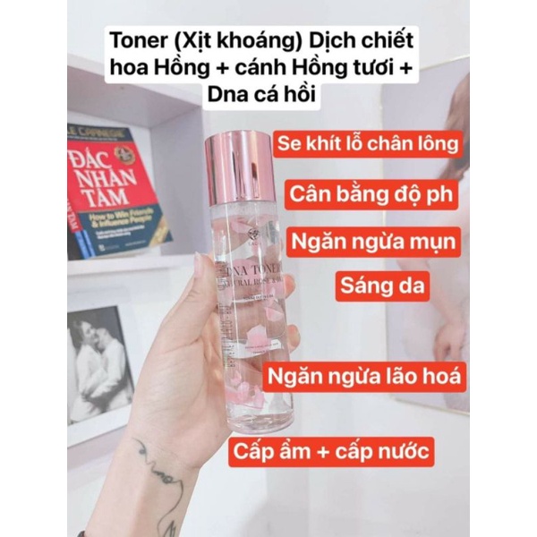 Toner hoa hồng laco