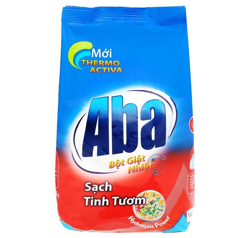 Bột giặt nhiệt Aba sạch tinh tươm 800g