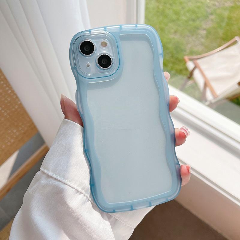 Ốp lưng iphone trong LƯỢN SÓNG silicon TPU mềm 7/7plus/8/8plus/xs/11/12/13/14/pro/max/plus