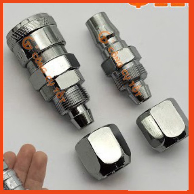 Đầu nối nhanh ống hơi cho dây 8mm-10mm-12mm