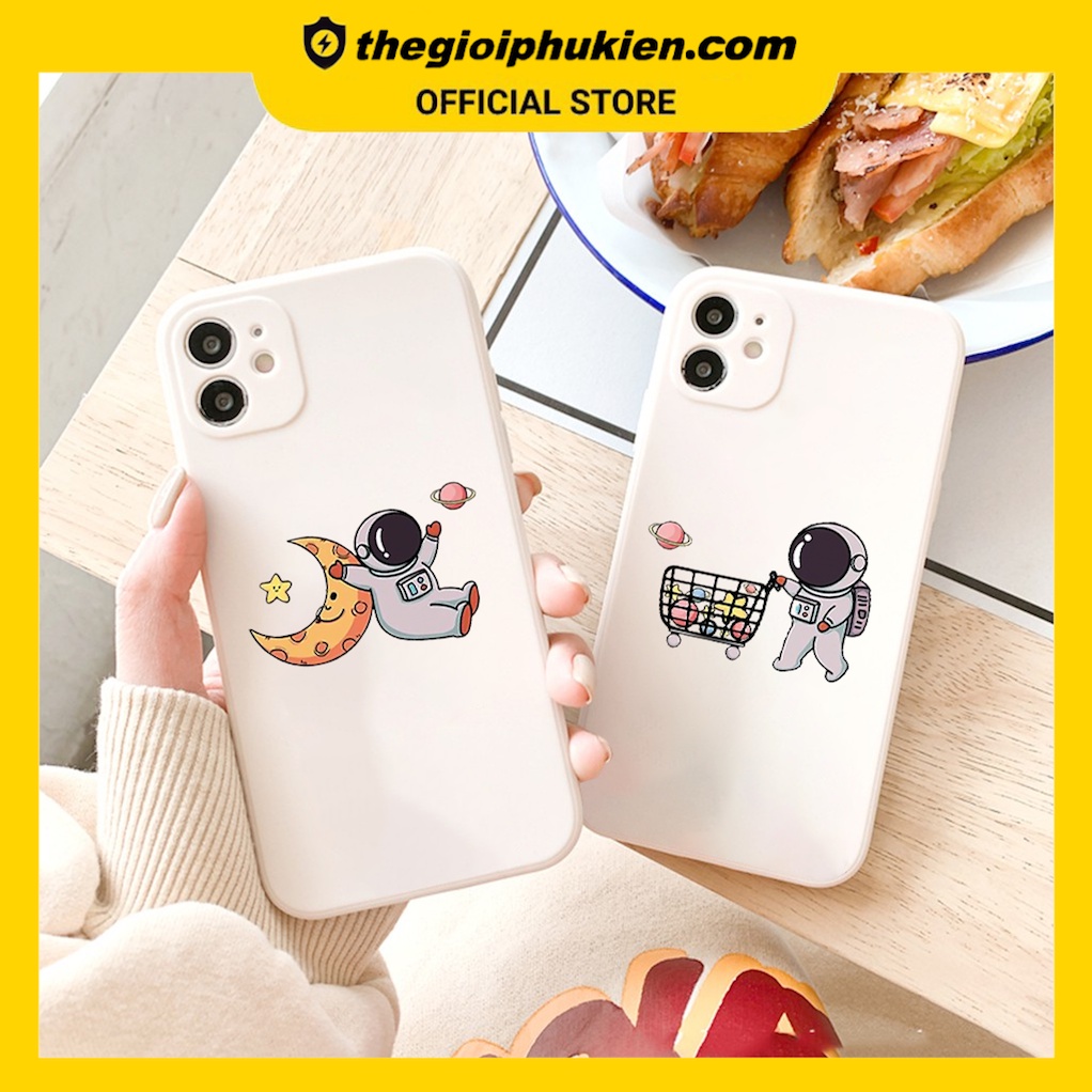 Ốp lưng iphone cạnh vuông Buy Space dành cho iphone 6 đến 14promax - E118