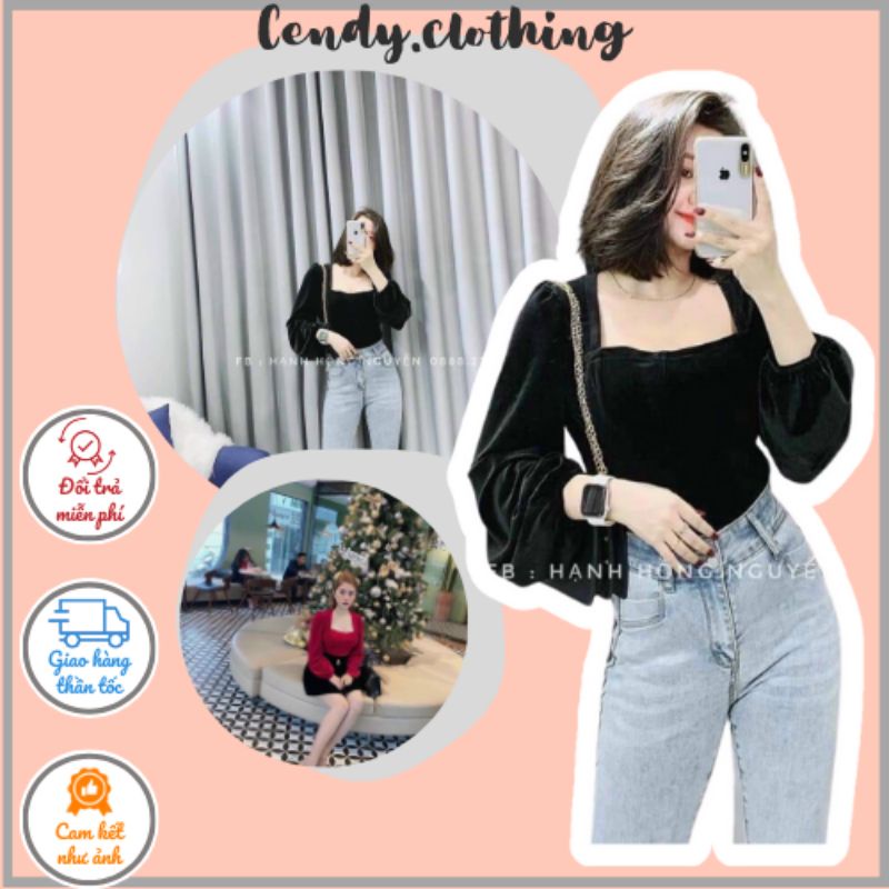 [Hàng Cao Cấp Loại 1 + Ảnh Thật] Áo Nhung Cúp Ngực Cendy Clothing - CD085