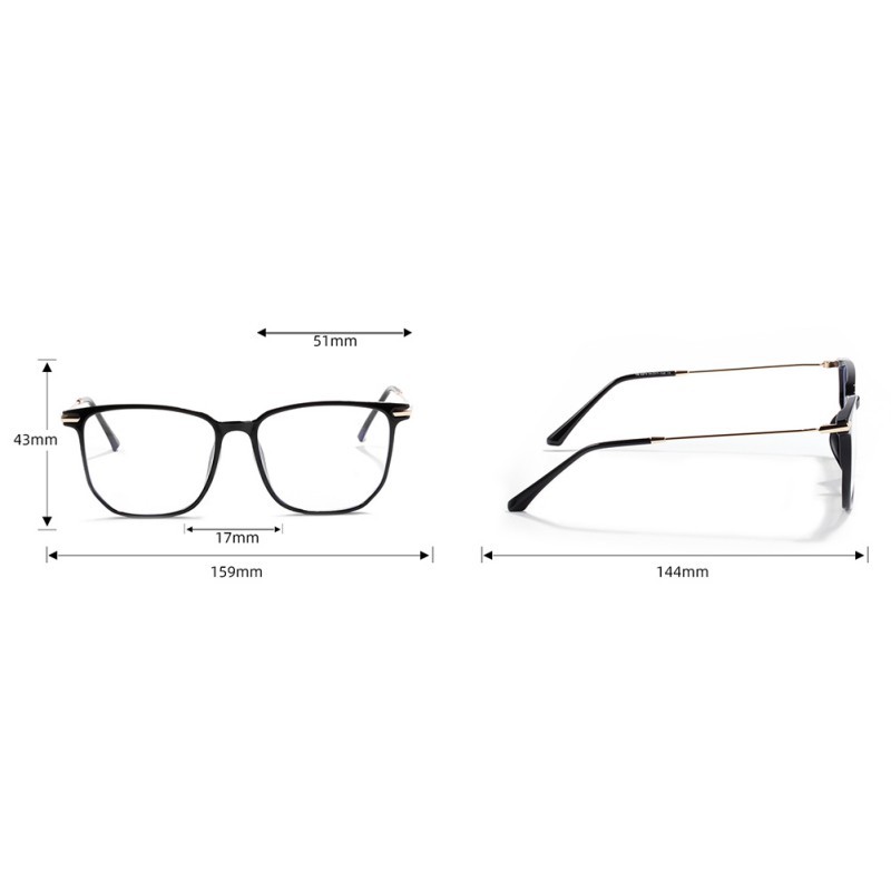 Kính mát Tr90 chống bức xạ phong cách Hàn Quốc cho nữ