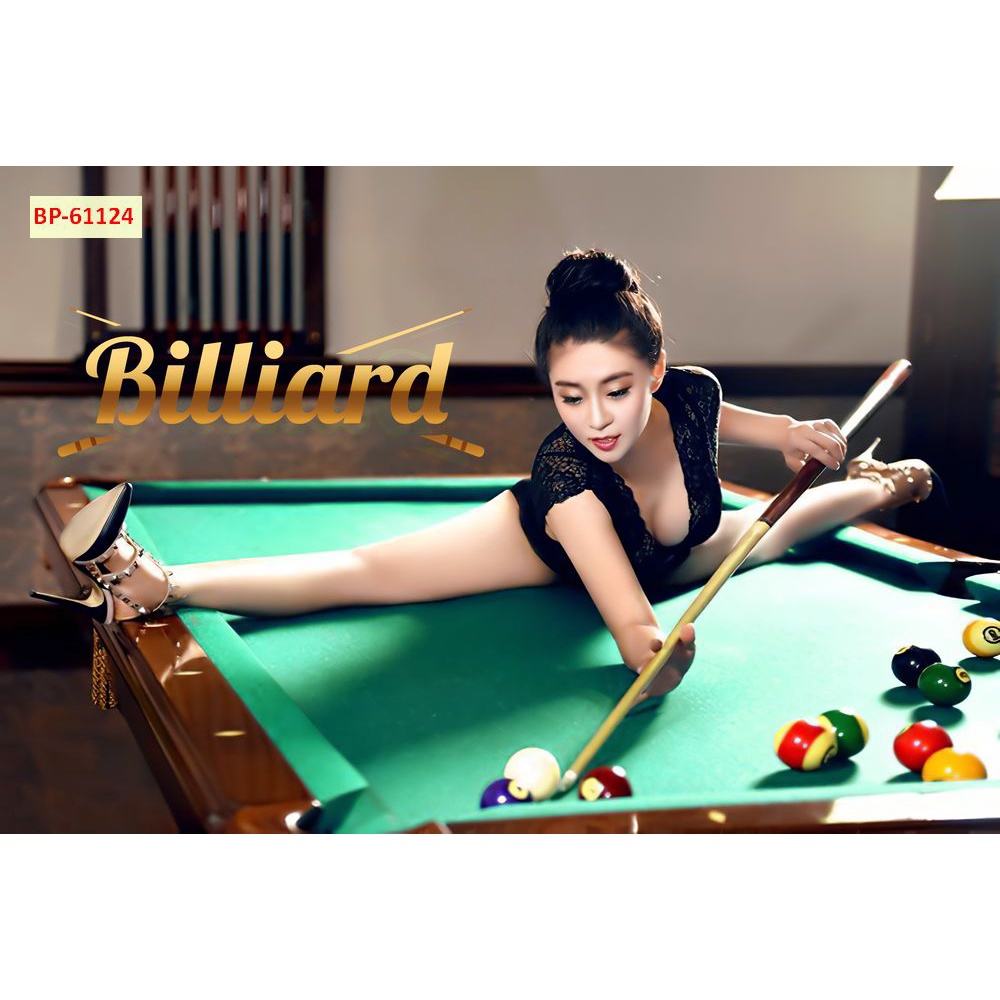 Tranh dán tường 3D Club bida VẢI CANVAS siêu bền, đẹp, giá cả hợp lí