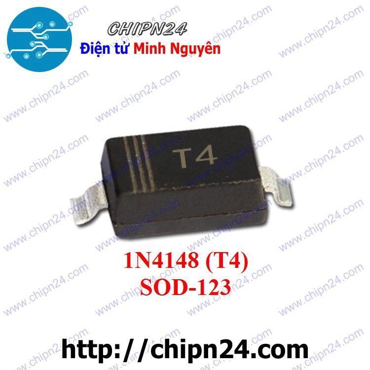 [25 CON] Diode Dán 1N4148 [T4] SOD-123 (SMD Dán) (4148)