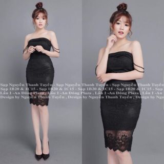 Đầm body ren