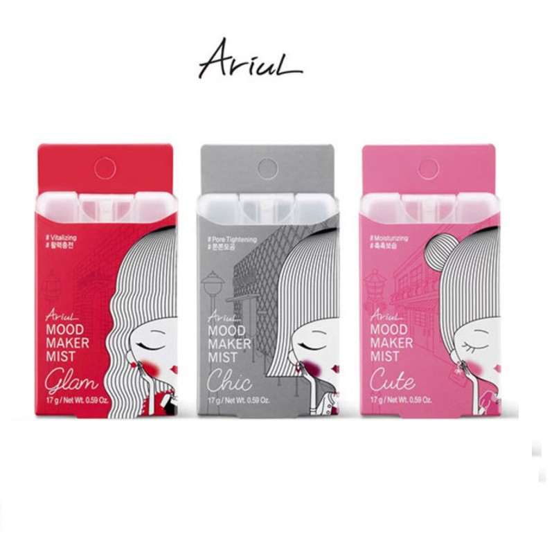 Xịt Dưỡng Làm Ẩm Và Dịu Da Ariul Mood Maker Mist 17g | BigBuy360 - bigbuy360.vn