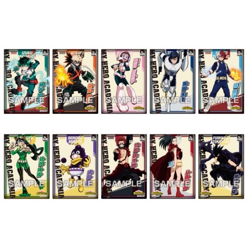 [MẪU MỚI] Card nhân phẩm My Hero Academia thẻ nhân phẩm MHA My Hero