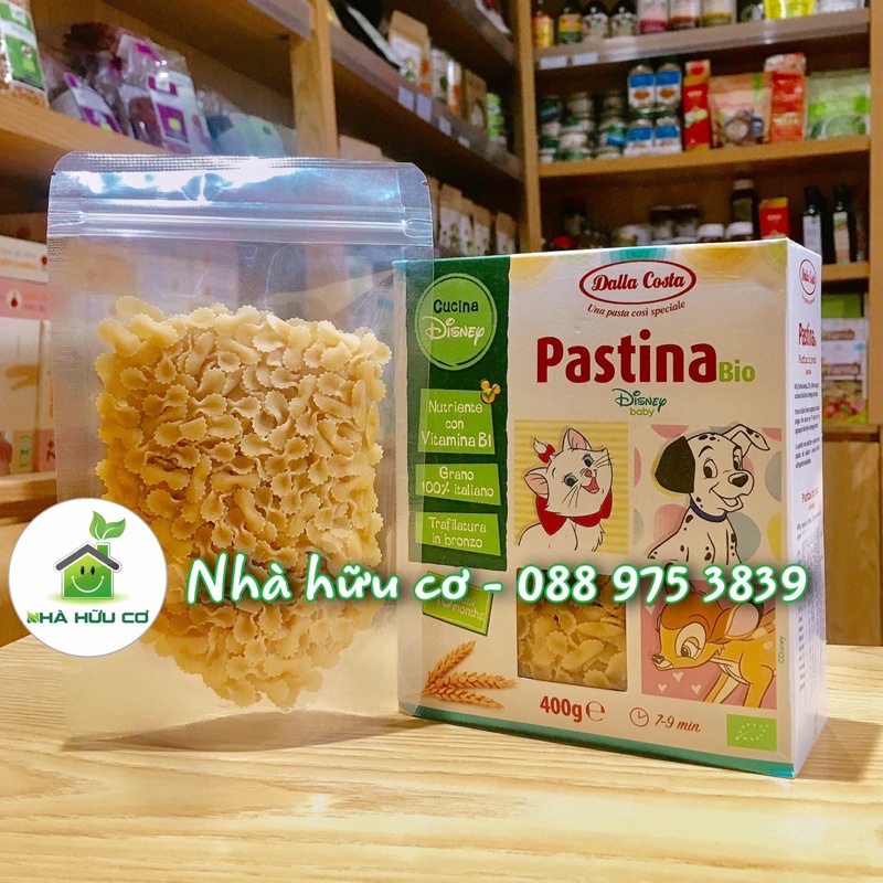 Nui Nơ Pastina Hữu Cơ Cho Bé 400g Dalla Costa/Organic Disney Pastina Bio - Hsd: 19/5/2024 - Nhà Hữu Cơ