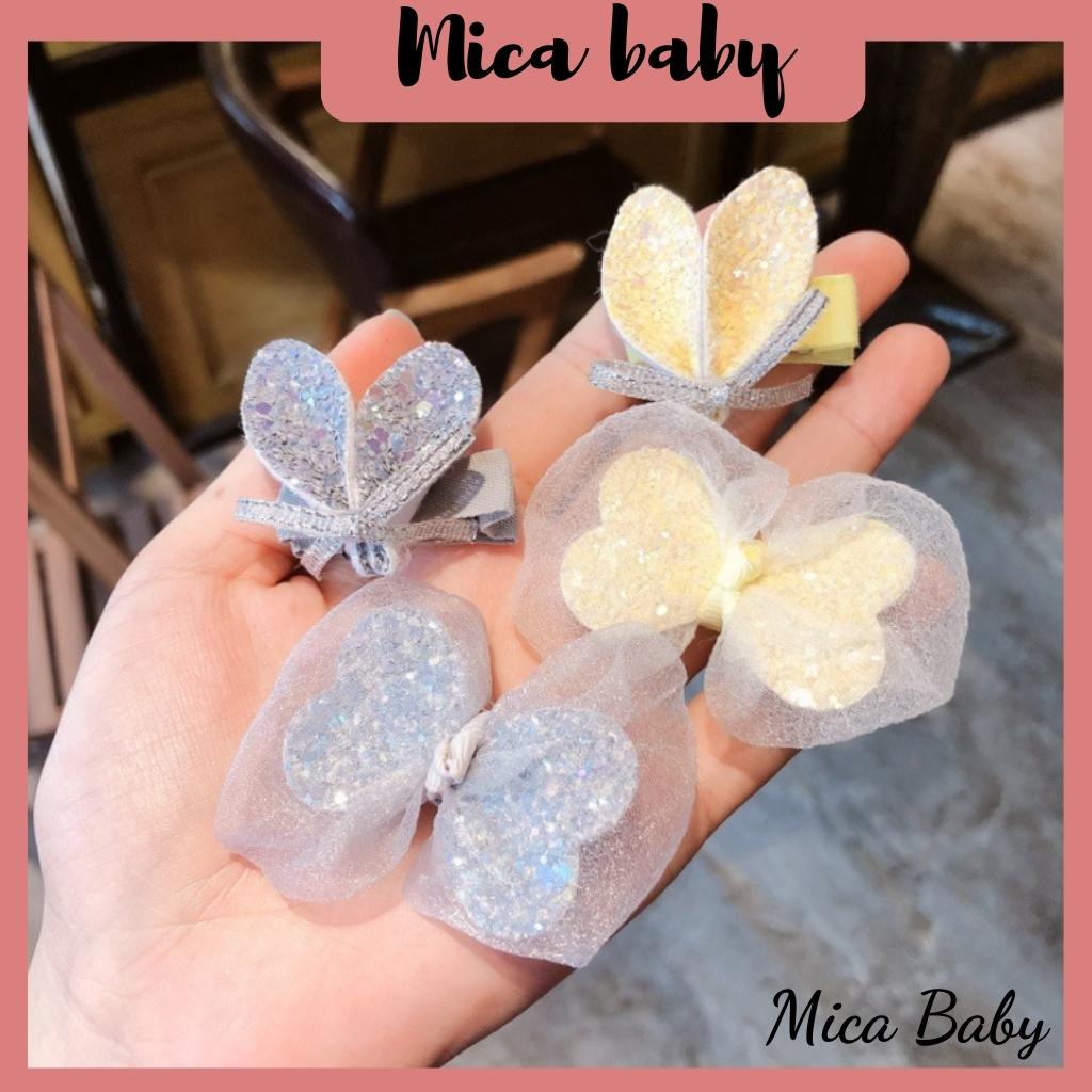 Set 2 kẹp tóc hình cánh đáng yêu cho bé Mica baby KT02