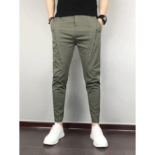 Quần Jogger Nam Vải Kaki Co Giãn Quần Dài Nam Phong Cách Hàn Quốc