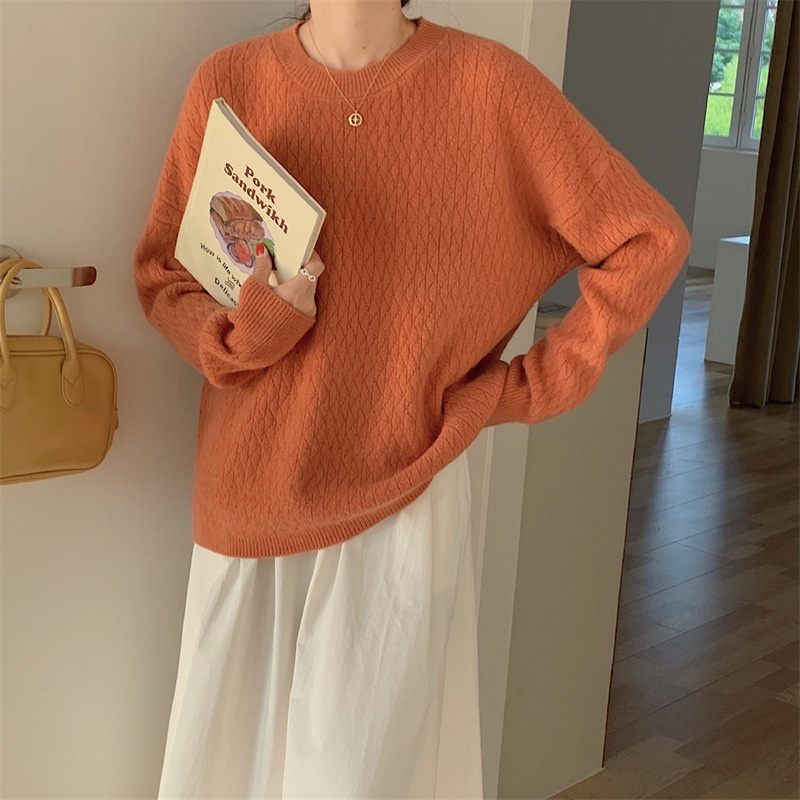 Áo Len Nữ Hàn Quốc Cổ Tròn 834
