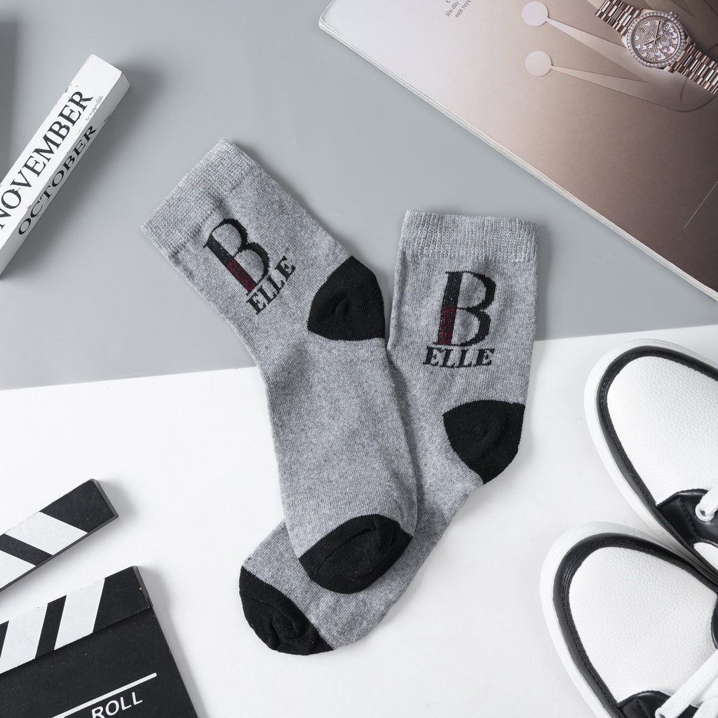 Vớ Tất cổ cao nam nữ JUN FASHION STORE Vớ nam nữ thể thao, chất cotton mềm mịn, co giãn, chống hôi và khử mùi hiệu quả