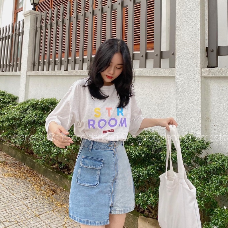 [STORY MADE] [STR] Áo pull in chữ 4 màu A2149