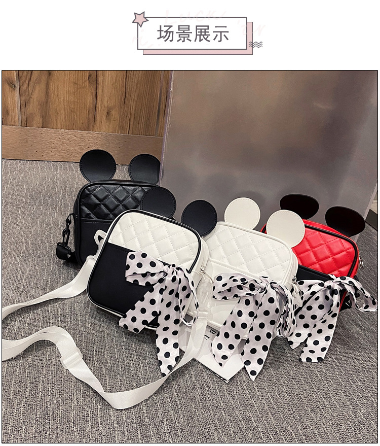 Túi Xách JASMIN NOIR Họa Tiết Caro Chần Bông Phối Nơ Thời Trang Phong Cách Cho Nữ