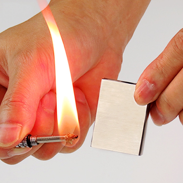 Dụng cụ đánh lửa móc khóa sinh tồn đẹp tiện lợi cho du lịch dã ngoại BL02