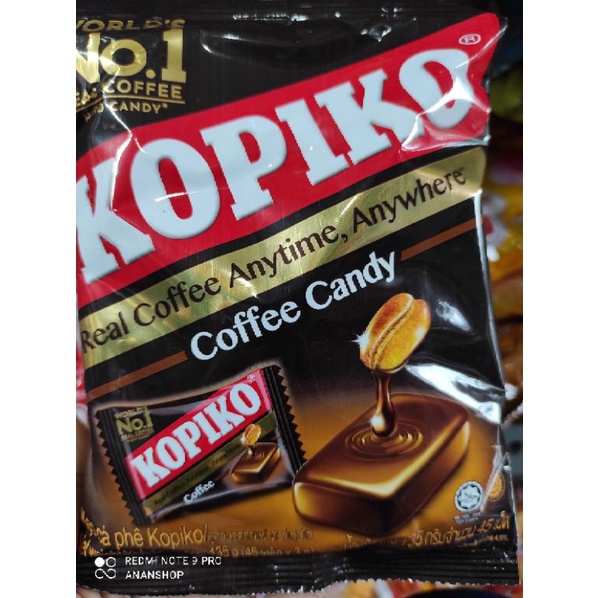 Kẹo cà phê Kopiko gói 135g (45 viên x 3g)