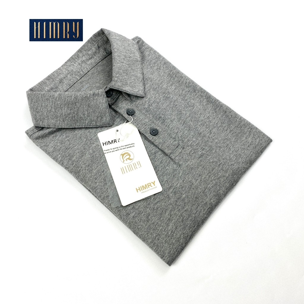 Áo thun nam polo HIMRY thiết kế vải cotton cao cấp ngắn tay cực sang trọng và lịch lãm | BigBuy360 - bigbuy360.vn