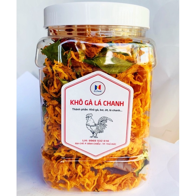 [ COMBO 2 HŨ ] 500G MỰC HẤP DỪA XÉ SỢI + 500G KHÔ GÀ LÁ CHANH