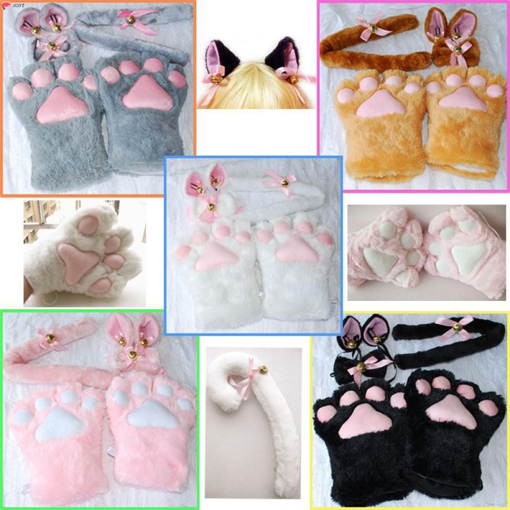 Set phụ kiện hóa trang mèo cho Halloween
