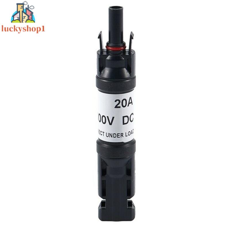 Portable 10A 15A MC4 In-Line Diode Connector Photovoltaic Solar Panel Fuse Adapter