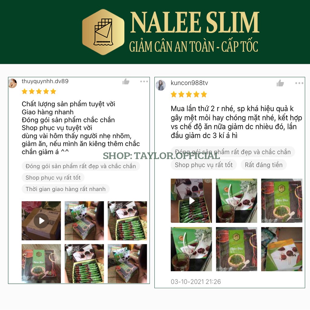 Cacao Nalee Slim giảm cân nhanh cấp tốc detox ca phê không phải thuốc giảm cân