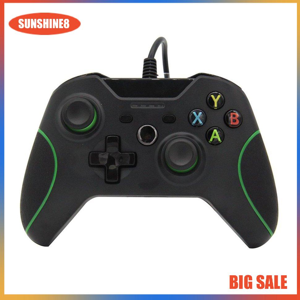 【SUN】Wired Handle With double vibration For Xbox One For Pc Host Game Controller