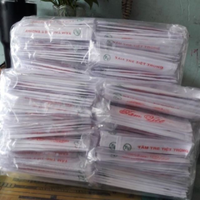 Tăm tre, tăm xỉa răng gói giấy