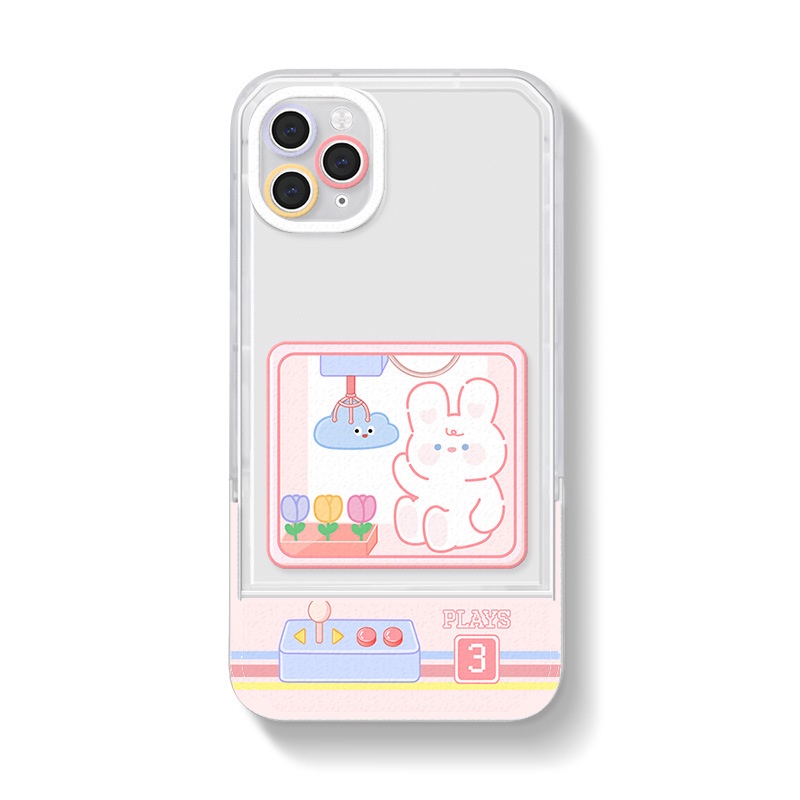 Ốp lưng iphoneỐp Điện Thoại  Kèm Giá Đỡ Tàng Hình Họa Tiết Hoạt Hình Dễ Thương Cho iphone 14 / 13Pro 12 / xs / 6 / 7 / 8PLUSDinuo case