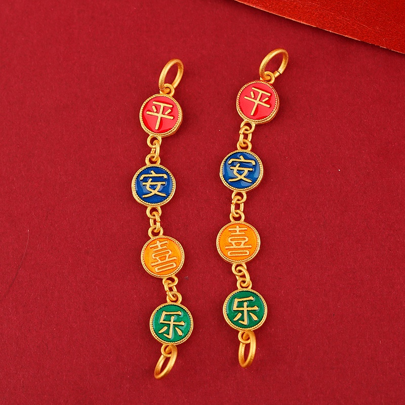 Phụ Kiện Treo Trang Trí Vòng Tay / Dây Chuyền Kiểu Việt Nam Cổ Điển Dễ Thương DIY