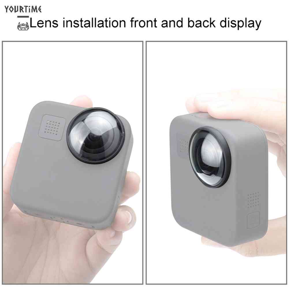 2 Nắp Ống Kính Chống Trầy Cho GoPro Max Action Camera