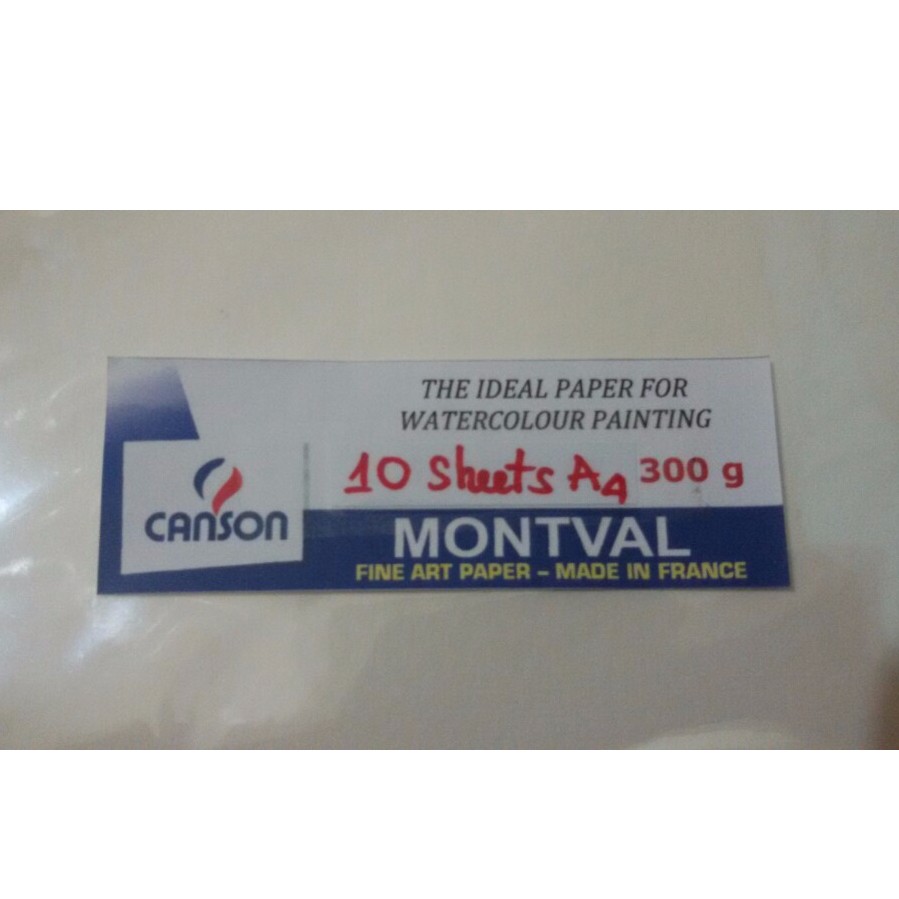 Giấy Canson Montval Định lượng 300g-Dụng cụ vẽ Tâm Tâm