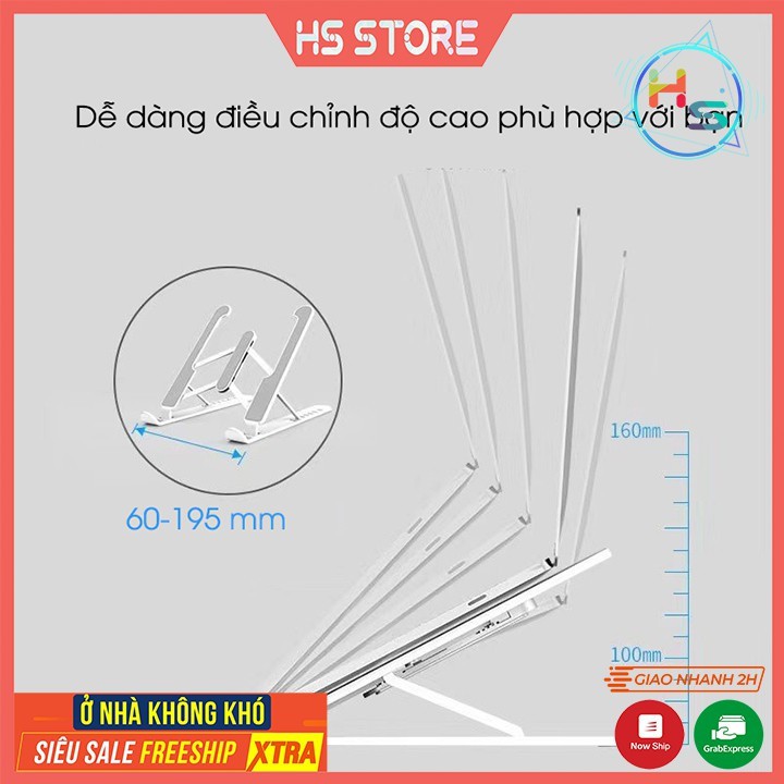 Giá Đỡ LAPTOP, MACBOOK, IPAD Bằng Nhựa Đế Tản Nhiệt Có Thể Điều Chỉnh Được Độ Cao,Nâng Độ Cao Màn Hình Vừa Tầm Mắt | BigBuy360 - bigbuy360.vn