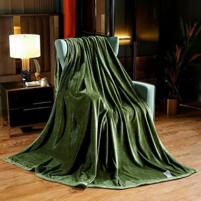 Chăn lông tuyết Muji mềm mịn không phai không xù 2m x 2m2