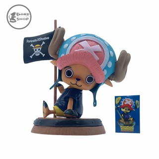 Mô hình Tony Tony Chopper màu xanh cao 10cm full box - Tượng Figure Vua Hải Tặc