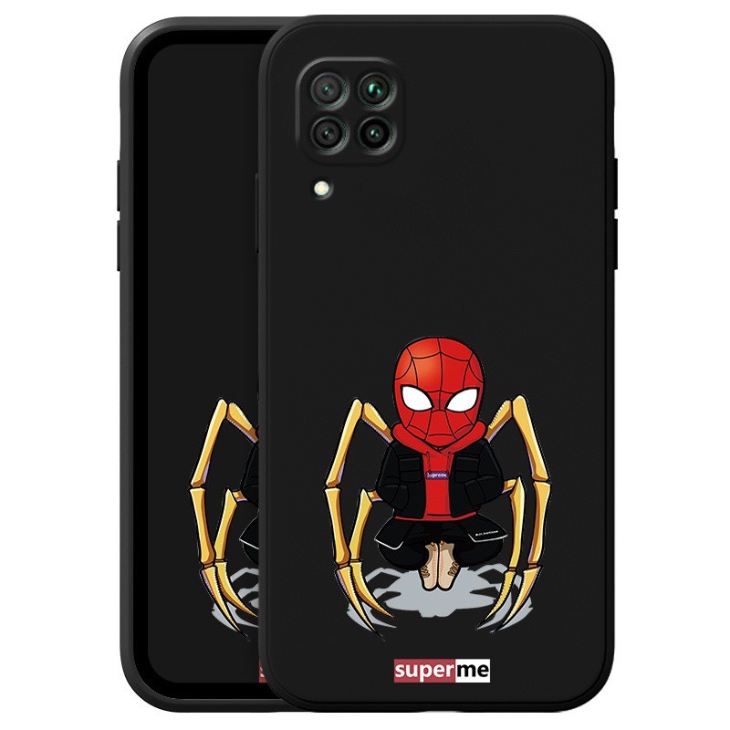 Ốp lưng iphone hình người nhện spiderman cạnh vuông chống sốc 7plus/8plus/x/xs/xsmax/11/12/13/14/pro/promax