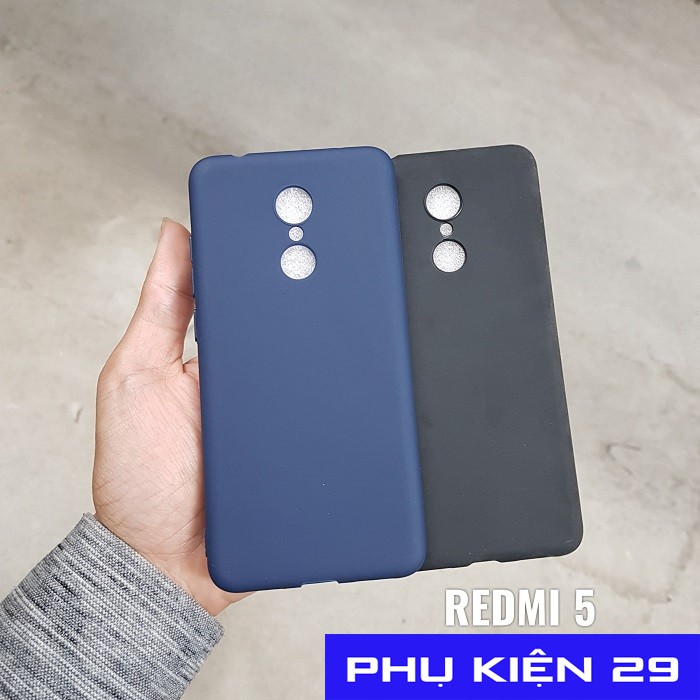 [Xiaomi Redmi 5/5 Plus/5A] Ốp lưng silicon dẻo cao cấp bảo vệ mặt lưng máy