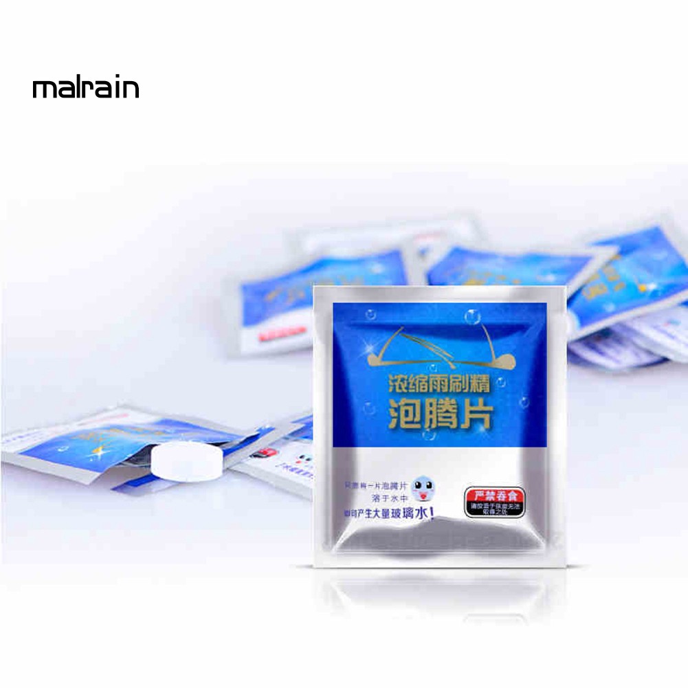 Set Viên Sủi Vệ Sinh Kính Chắn Gió Xe Ô Tô Tiện Lợi