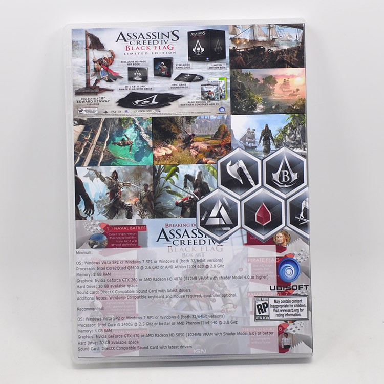Mô Hình Nhân Vật Assassin 's Creed 4 Độc Đáo Sống Động