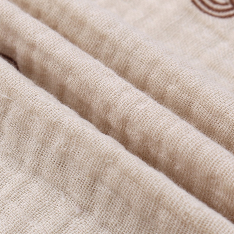 Yếm Ăn Chất Liệu Cotton Mềm Màu Trơn Thấm Hút Nước Cho Bé