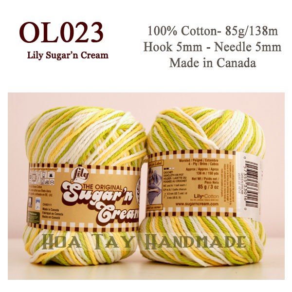 Len Cotton Lily Sugar'n Cream USA