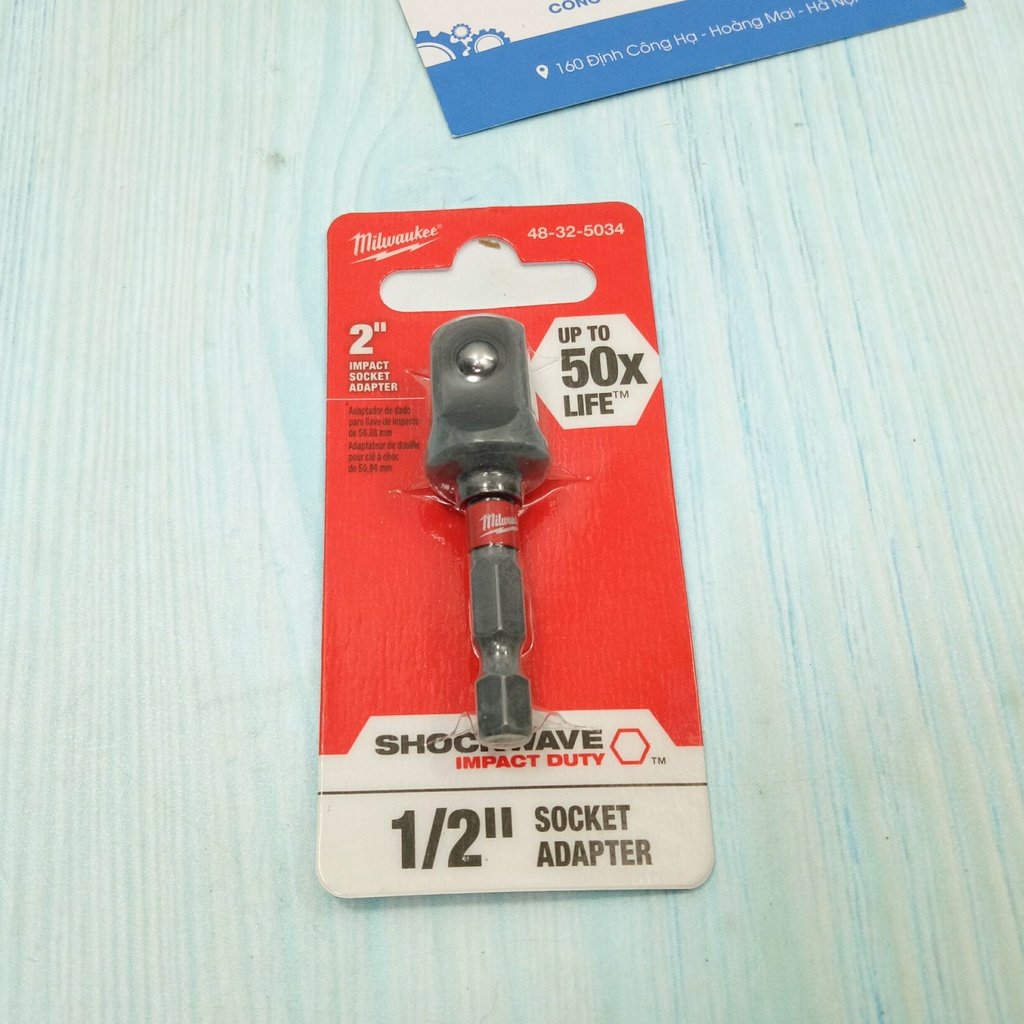 Đầu chuyển từ bắt vít sang bulong 1/2 48-32-5034 chính hãng - Nghề Mộc