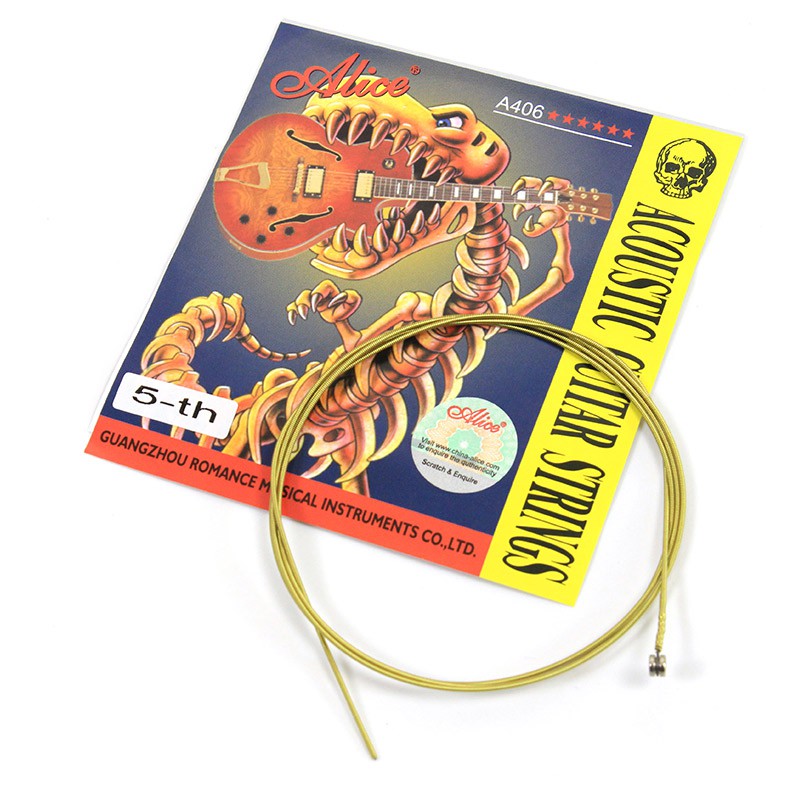 Bộ 6 Dây Guitar Acoustic Alice A406