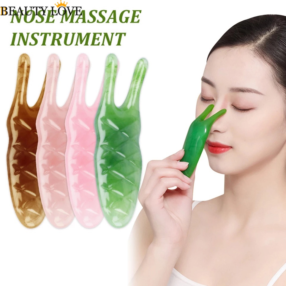 1 Dụng Cụ Mát Xa Mặt Chữ Y Mini Bằng Nhựa Tự Nhiên