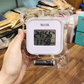 NHIỆT KẾ ĐO PHÒNG VÀ ĐỘ ẨM TANITA 2 màu Ghi, Cam