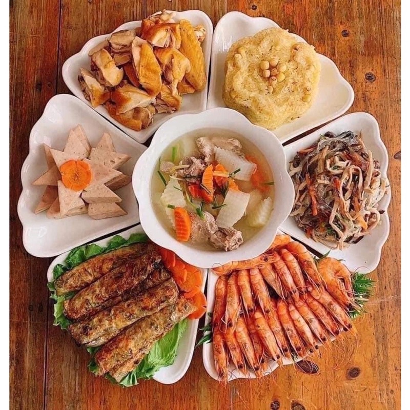 ❌ XẢ LẤY TƯƠNG TÁC❌ Bộ 6 đĩa 1 bát hoa mặt trời, gốm sứ Minh Châu cao cấp