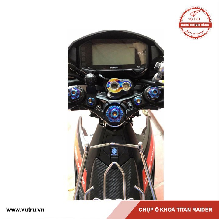 [CỰC RẺ]  Dán ổ khoá Raider xi 7 màu - Thương Hiệu Universe