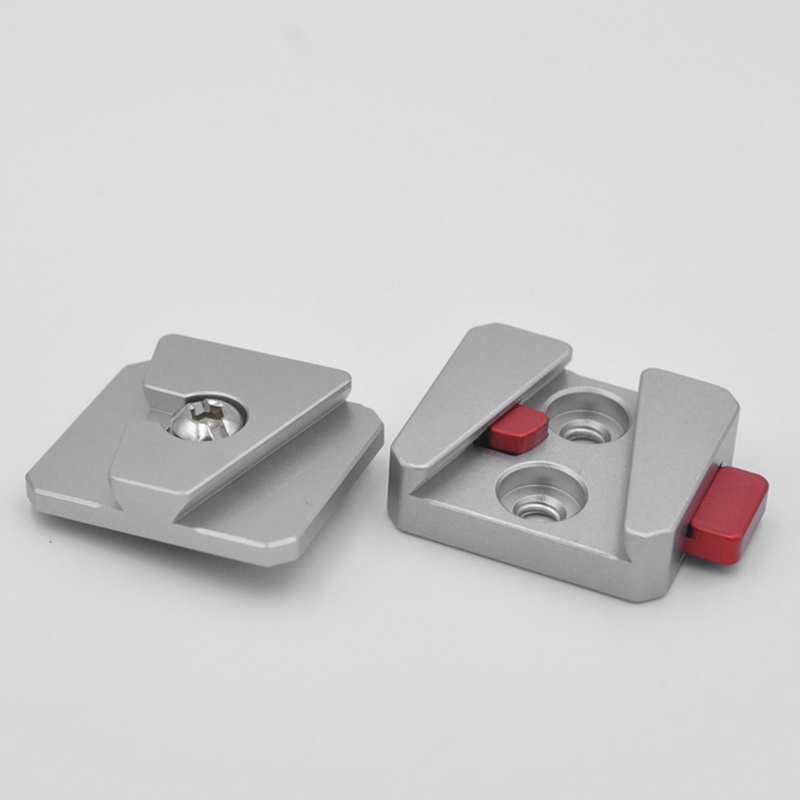 Tấm Chuyển Đổi Tháo Lắp Nhanh Đa Năng Với Lỗ Vít 1 / 4in Phù Hợp Với Tất Cả PTZ Và Camera Màu Đen