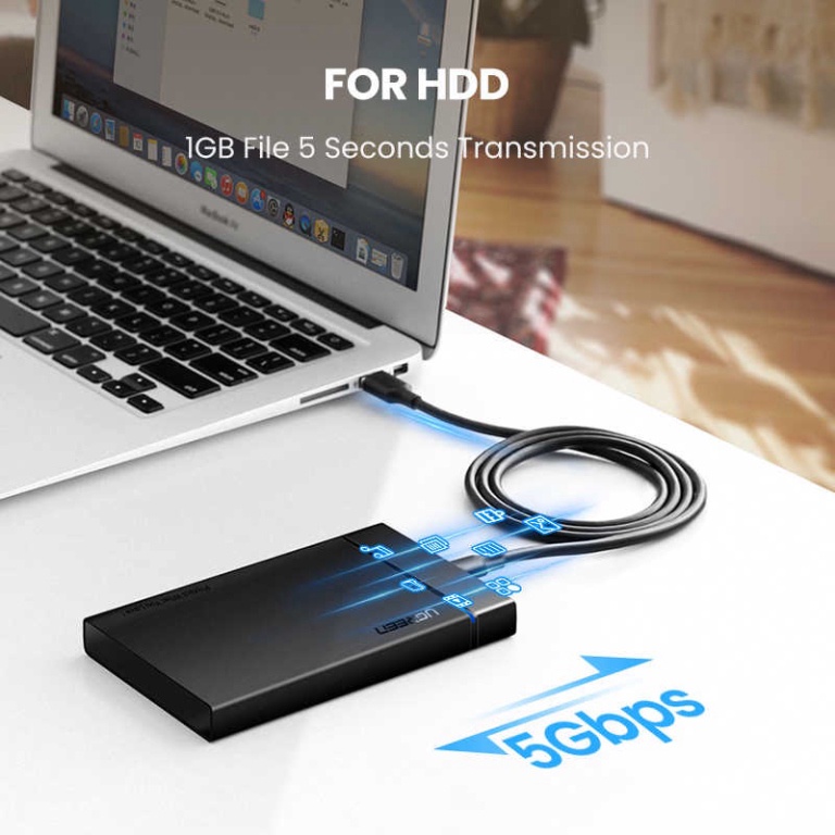Cáp Sạc USB Type C Sang USB 3.0 Ugreen US284 - Hàng Chính Hãng - BH 18 Tháng Đổi Mới
